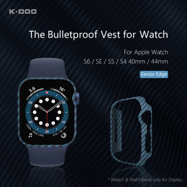 گارد K-doo kevlar کولار Kevlar apple watch guard 44mm